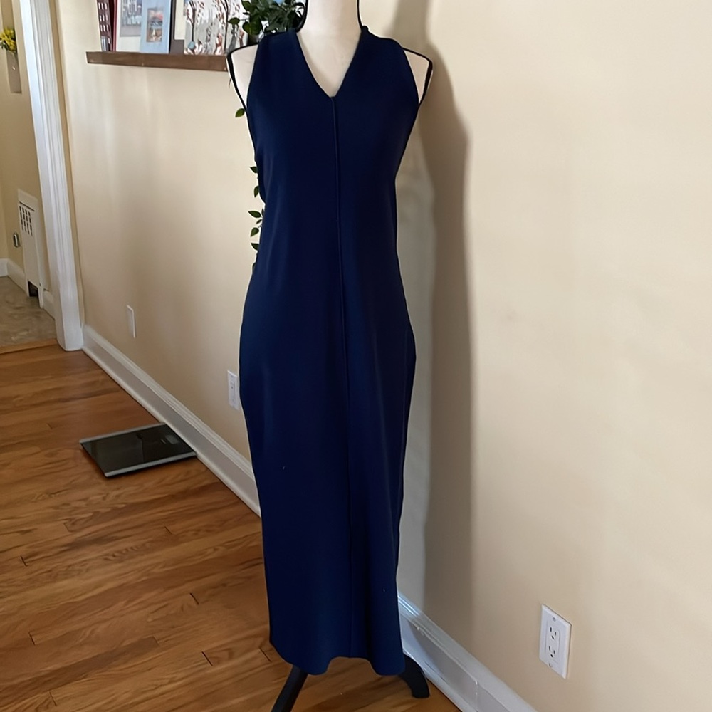 Free People halter dress Navy size Large